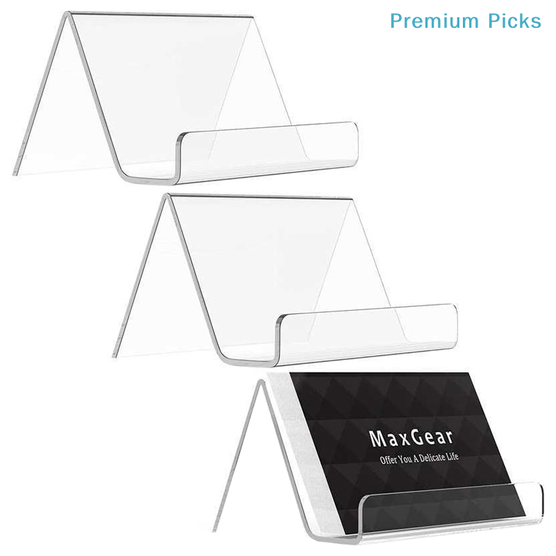 Office Furniture Brands - حامل بطاقات عمل شفاف من الأكريليك