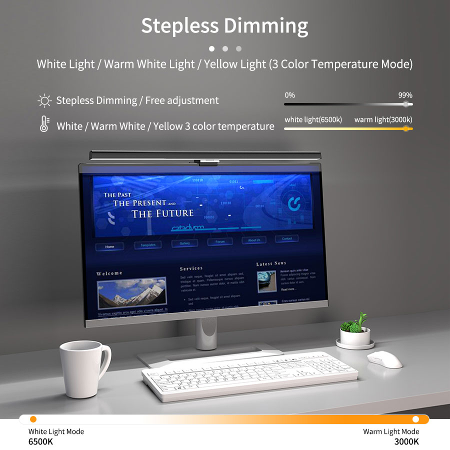 شريط إضاءة LED للشاشة بطول 50  - مراجعة Office Furniture Brands وسعره