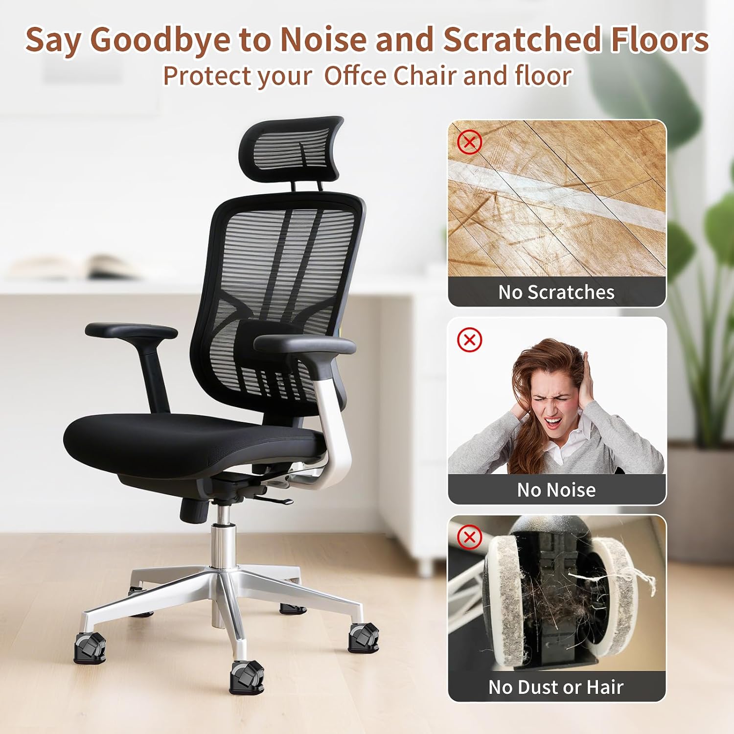 5 قطع واقيات أرجل الكراسي، سدا - مراجعة Office Furniture Warehouse وسعره