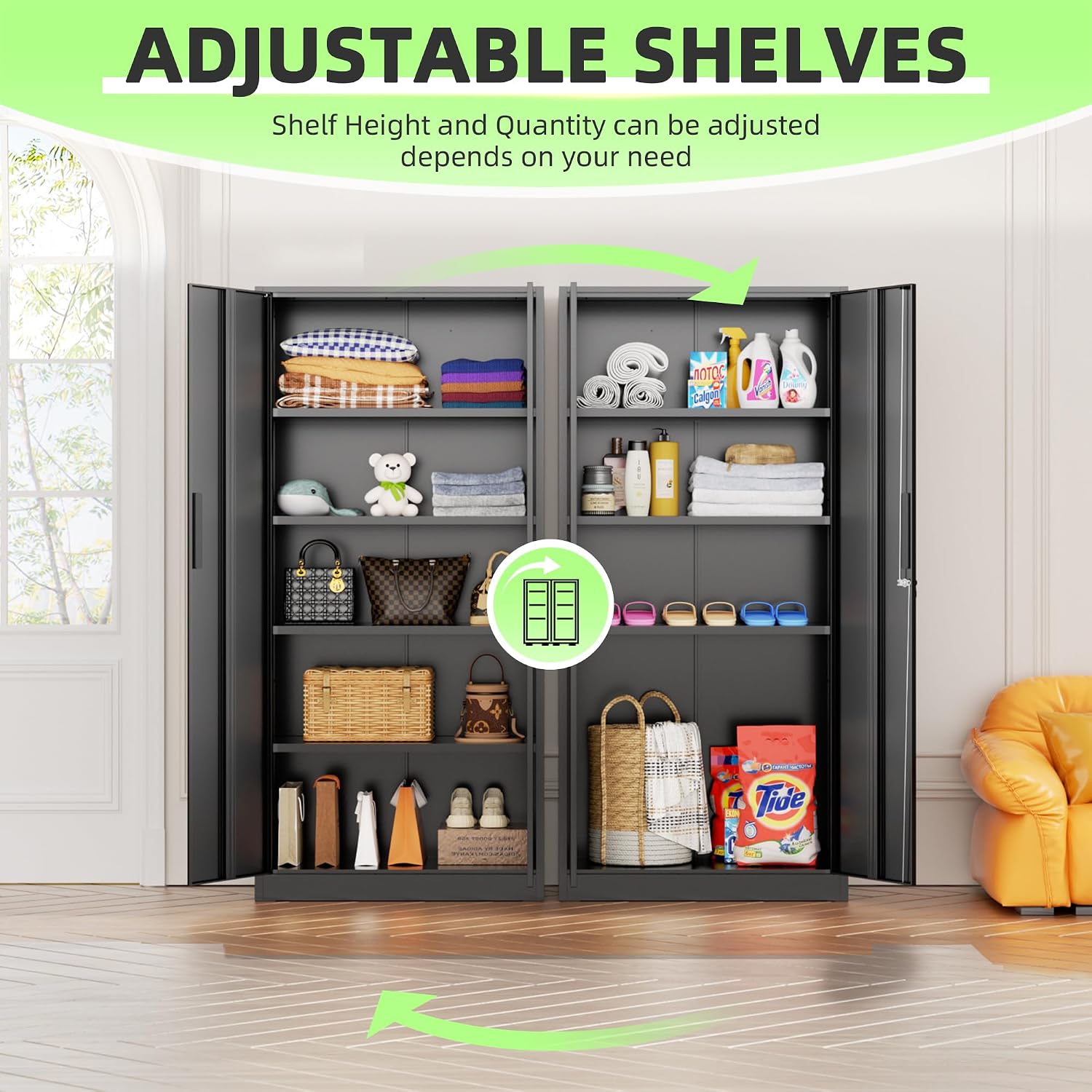 خزانة تخزين معدنية طويلة، خزان - مراجعة Office Furniture Warehouse وسعره