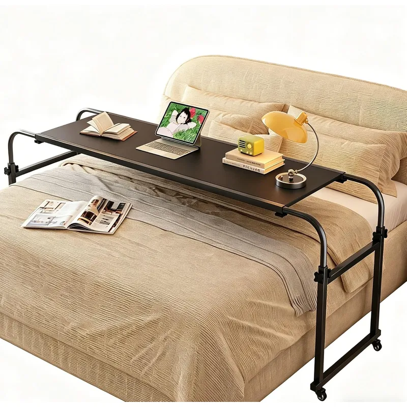 طاولة سرير قابلة للتعديل بعجلا - مراجعة Adjustable Laptop Table وسعره