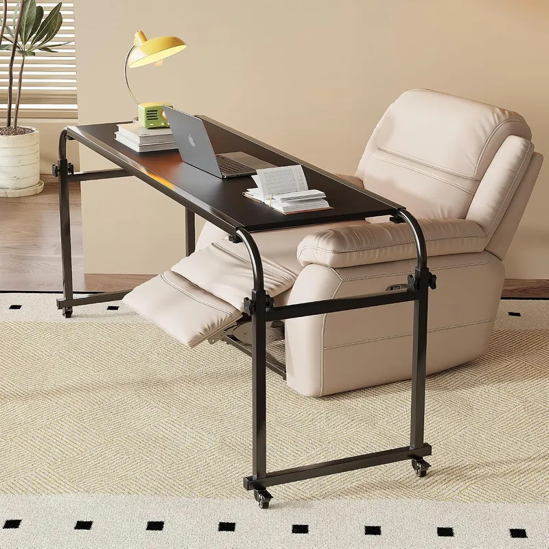 طاولة سرير قابلة للتعديل بعجلا - مراجعة Adjustable Laptop Table وسعره