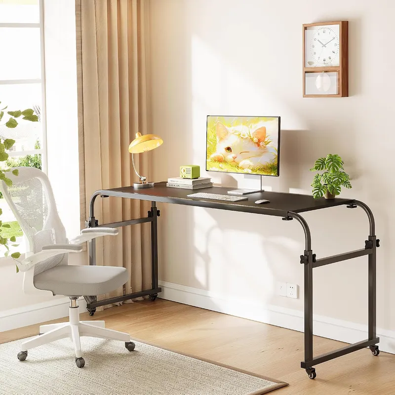 طاولة سرير قابلة للتعديل بعجلا - مراجعة Adjustable Laptop Table وسعره