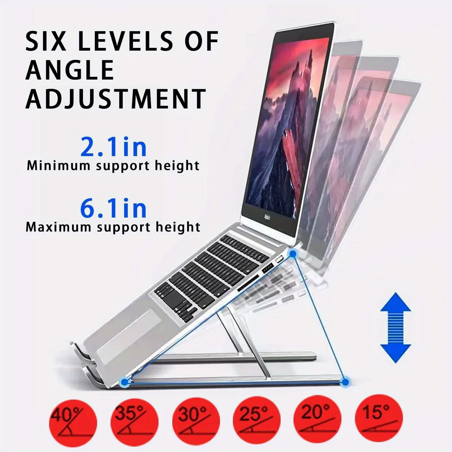 حامل كمبيوتر محمول من الألومني - مراجعة Adjustable Laptop Table وسعره