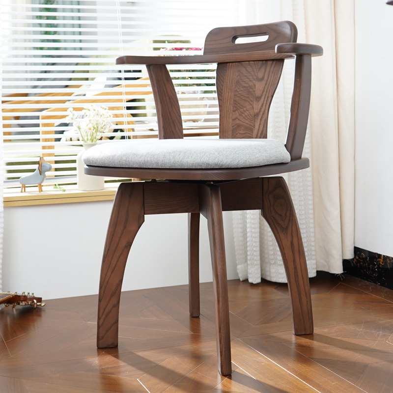 كرسي دوار من الخشب الصلب بتصمي - مراجعة Office Furniture Factory وسعره