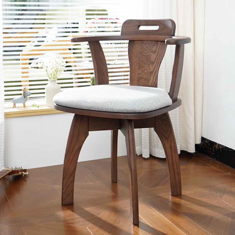 كرسي دوار من الخشب الصلب بتصمي - مراجعة Office Furniture Factory وسعره